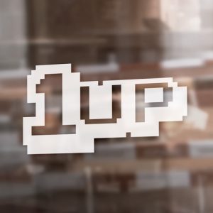 Aufkleber "1up"