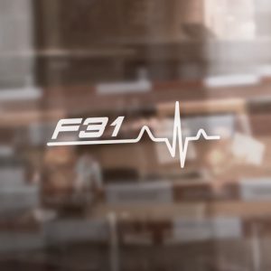 Aufkleber "F31 Puls/Frequenz"