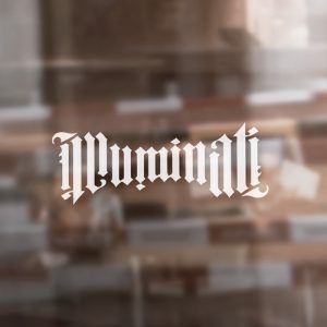 Aufkleber "illuminati"