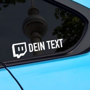 Dein Twitch Aufkleber