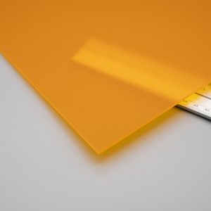 Orange opale Acrylglas GS Platten im Zuschnitt