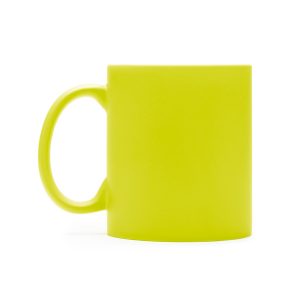 Tasse-Gelb-Matt-weiß-Lasergravur